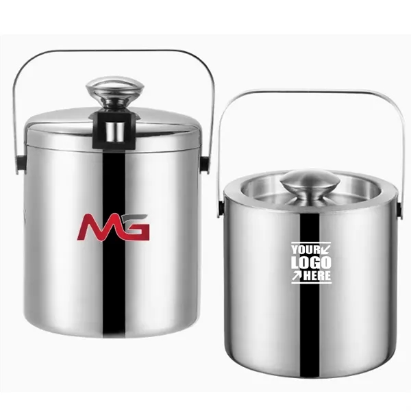Stainless Steel Ice Bucket - Stainless Steel Ice Bucket - Image 0 of 4