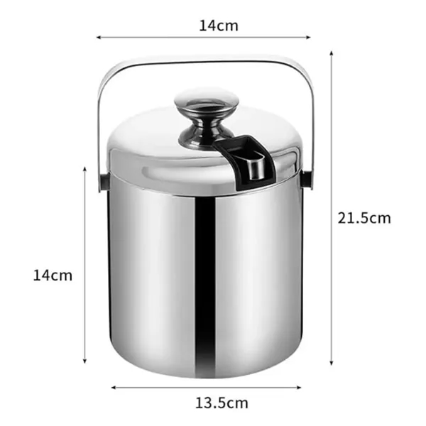Stainless Steel Ice Bucket - Stainless Steel Ice Bucket - Image 1 of 4