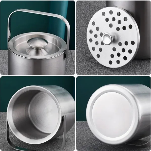 Stainless Steel Ice Bucket - Stainless Steel Ice Bucket - Image 3 of 4