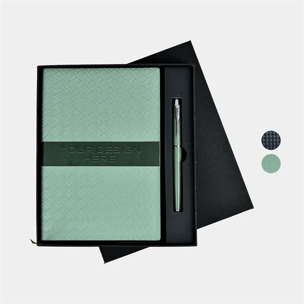 TiTUS® Sahara Duo PU Leather A5 Notebook & Pen Gift Set - TiTUS® Sahara Duo PU Leather A5 Notebook & Pen Gift Set - Image 0 of 4
