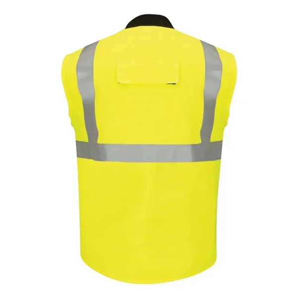 Bulwark Men's Hi Vis Insulated Vest with Reflective Trim ... - Bulwark Men's Hi Vis Insulated Vest with Reflective Trim ... - Image 2 of 2