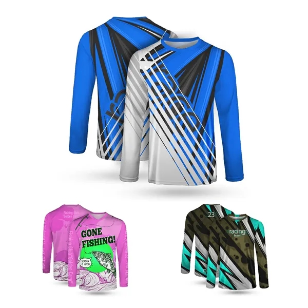 Custom Dye Sublimated Long Sleeve Performance Shirt - Custom Dye Sublimated Long Sleeve Performance Shirt - Image 0 of 0