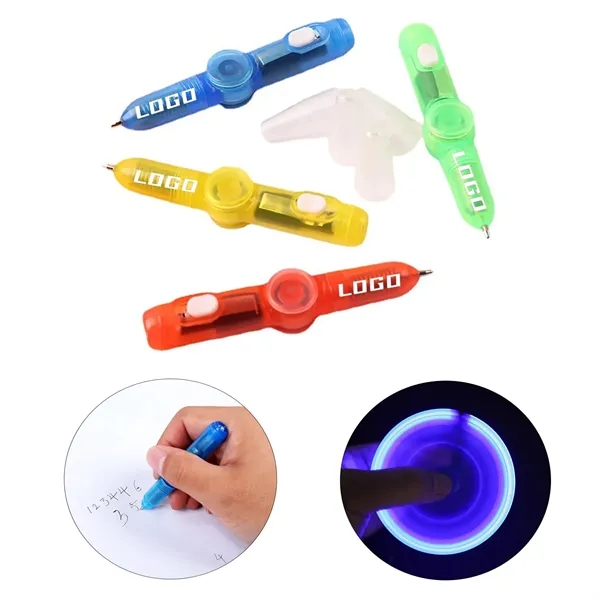 Led Light Colorful Rotating Gyroscope Pen - Led Light Colorful Rotating Gyroscope Pen - Image 0 of 2