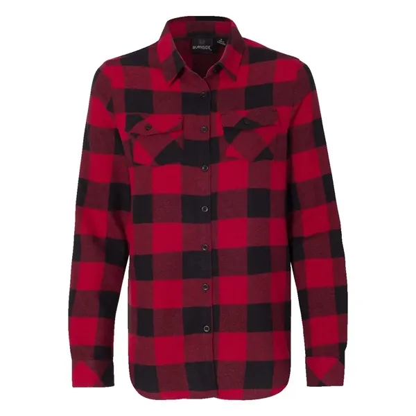 Burnside Women's Yarn-Dyed Flannel Shirt - Burnside Women's Yarn-Dyed Flannel Shirt - Image 0 of 20