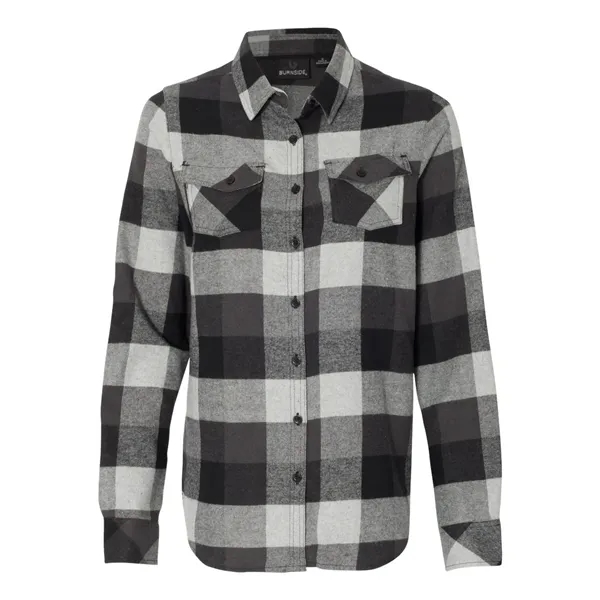 Burnside Women's Yarn-Dyed Flannel Shirt - Burnside Women's Yarn-Dyed Flannel Shirt - Image 1 of 20