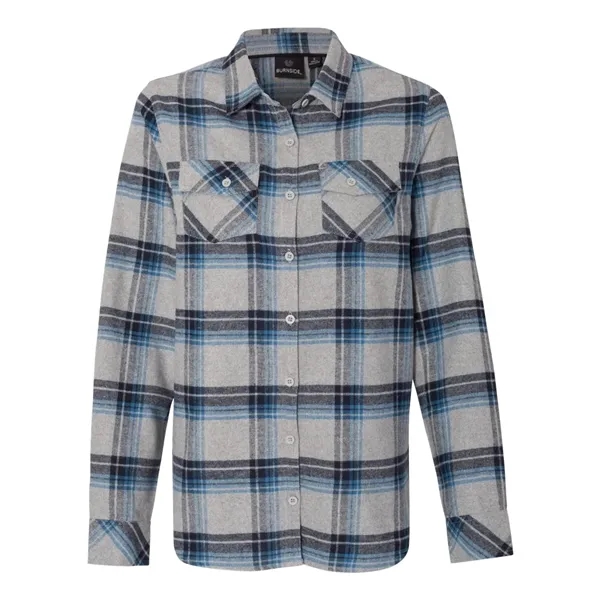 Burnside Women's Yarn-Dyed Flannel Shirt - Burnside Women's Yarn-Dyed Flannel Shirt - Image 11 of 20