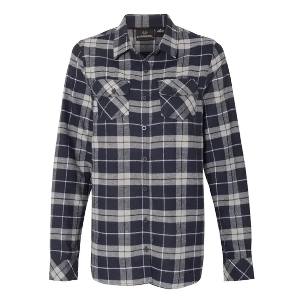 Burnside Women's Yarn-Dyed Flannel Shirt - Burnside Women's Yarn-Dyed Flannel Shirt - Image 13 of 20