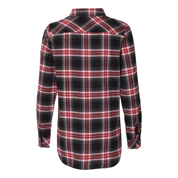 Burnside Women's Yarn-Dyed Flannel Shirt - Burnside Women's Yarn-Dyed Flannel Shirt - Image 16 of 20