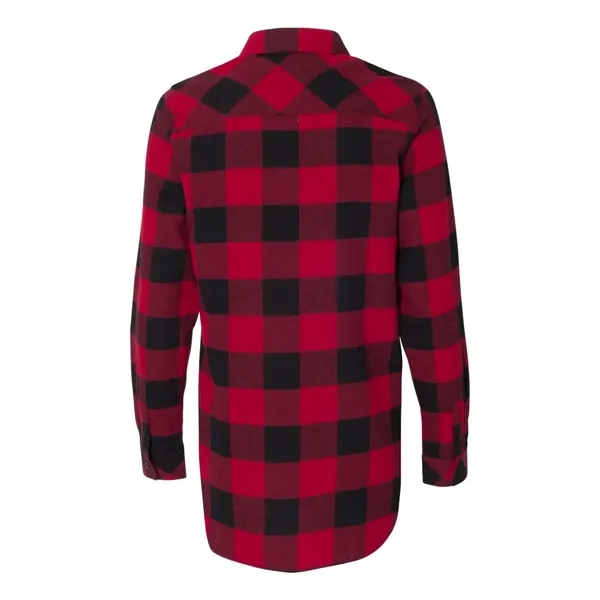 Burnside Women's Yarn-Dyed Flannel Shirt - Burnside Women's Yarn-Dyed Flannel Shirt - Image 18 of 20