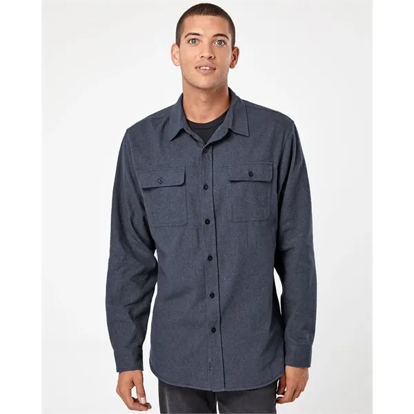 Burnside Men's Solid Flannel Shirt - Burnside Men's Solid Flannel Shirt - Image 0 of 14