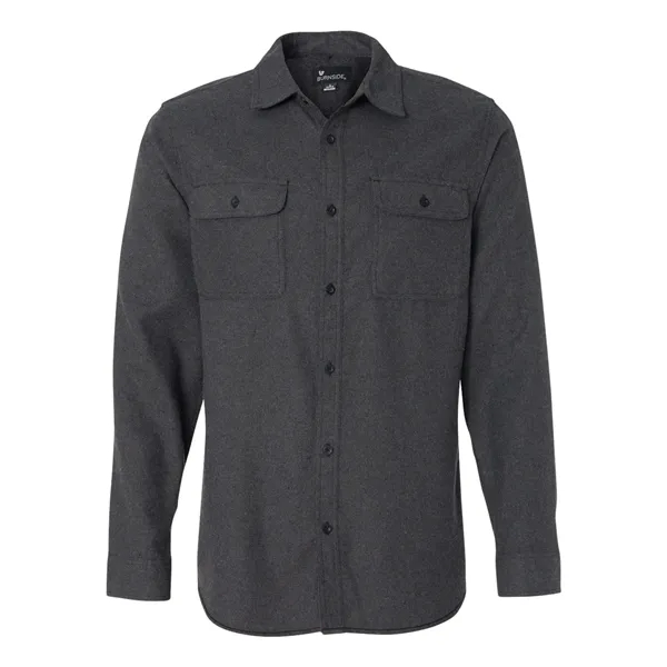 Burnside Men's Solid Flannel Shirt - Burnside Men's Solid Flannel Shirt - Image 3 of 14