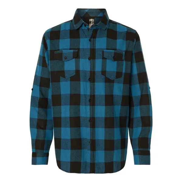 Burnside Men's Yarn-Dyed Flannel Shirt - Burnside Men's Yarn-Dyed Flannel Shirt - Image 9 of 58