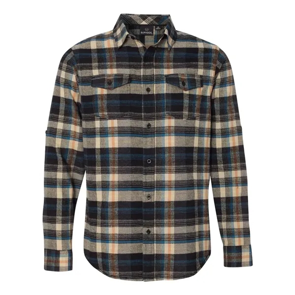 Burnside Men's Yarn-Dyed Flannel Shirt - Burnside Men's Yarn-Dyed Flannel Shirt - Image 19 of 58