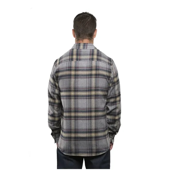 Burnside Men's Yarn-Dyed Flannel Shirt - Burnside Men's Yarn-Dyed Flannel Shirt - Image 35 of 58