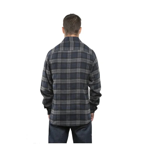 Burnside Men's Yarn-Dyed Flannel Shirt - Burnside Men's Yarn-Dyed Flannel Shirt - Image 37 of 58