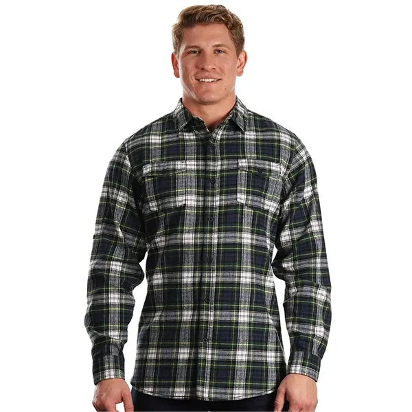 Burnside Men's Yarn-Dyed Flannel Shirt - Burnside Men's Yarn-Dyed Flannel Shirt - Image 38 of 58