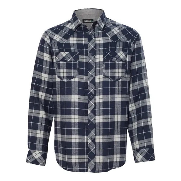 Burnside Men's Yarn-Dyed Flannel Shirt - Burnside Men's Yarn-Dyed Flannel Shirt - Image 39 of 58