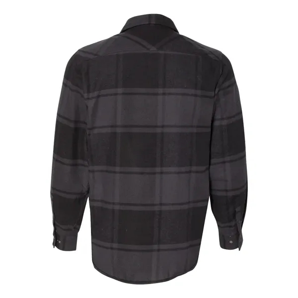 Burnside Men's Snap Front Plaid Flannel Shirt - Burnside Men's Snap Front Plaid Flannel Shirt - Image 3 of 10