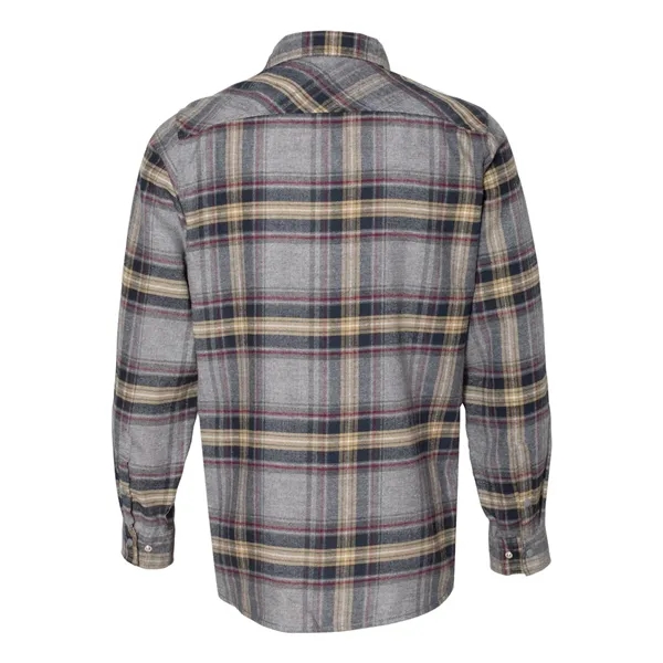 Burnside Men's Snap Front Plaid Flannel Shirt - Burnside Men's Snap Front Plaid Flannel Shirt - Image 7 of 10