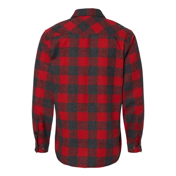 Burnside Men's Snap Front Plaid Flannel Shirt - Burnside Men's Snap Front Plaid Flannel Shirt - Image 9 of 10