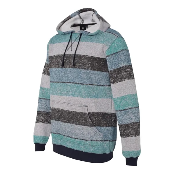 Burnside Men's Printed Stripes Fleece Sweatshirt - Burnside Men's Printed Stripes Fleece Sweatshirt - Image 4 of 8