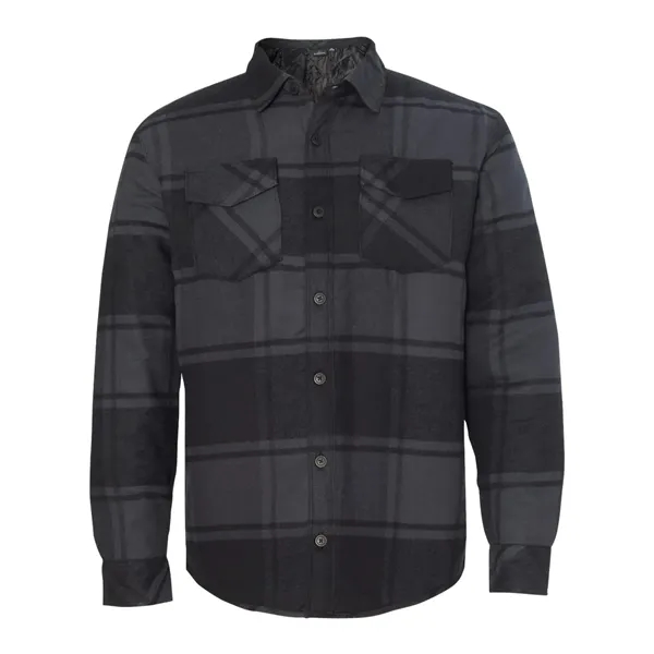 Burnside Men's Quilted Flannel Shirt Jacket - Burnside Men's Quilted Flannel Shirt Jacket - Image 1 of 13