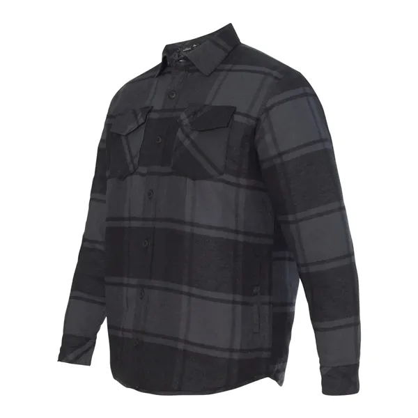 Burnside Men's Quilted Flannel Shirt Jacket - Burnside Men's Quilted Flannel Shirt Jacket - Image 2 of 13