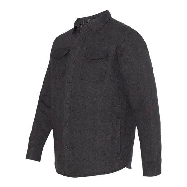 Burnside Men's Quilted Flannel Shirt Jacket - Burnside Men's Quilted Flannel Shirt Jacket - Image 5 of 13