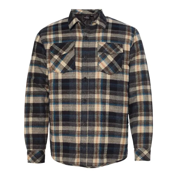 Burnside Men's Quilted Flannel Shirt Jacket - Burnside Men's Quilted Flannel Shirt Jacket - Image 8 of 13