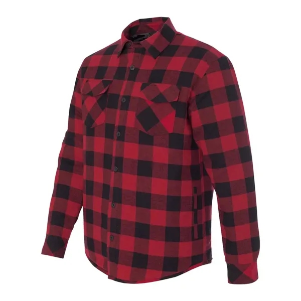 Burnside Men's Quilted Flannel Shirt Jacket - Burnside Men's Quilted Flannel Shirt Jacket - Image 12 of 13