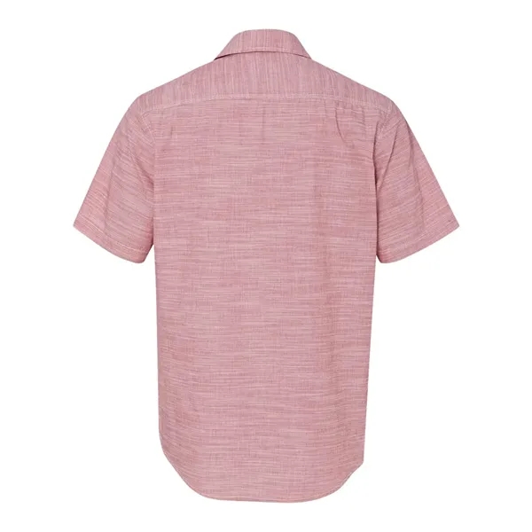 Burnside Men's Textured Solid Short Sleeve Shirt