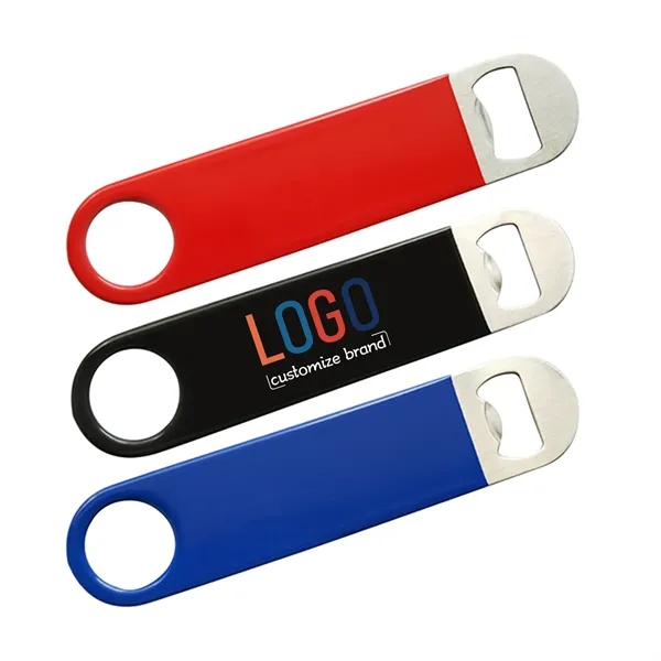 Blade Solid Beer Bottle Opener Vinyl Rubber Coated - Blade Solid Beer Bottle Opener Vinyl Rubber Coated - Image 0 of 2