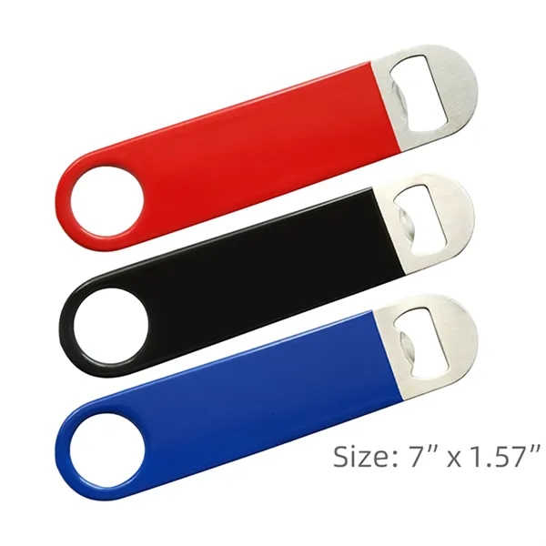 Blade Solid Beer Bottle Opener Vinyl Rubber Coated - Blade Solid Beer Bottle Opener Vinyl Rubber Coated - Image 1 of 2