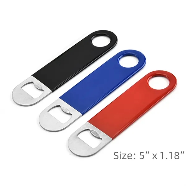 Blade Solid Beer Bottle Opener Vinyl Rubber Coated - Blade Solid Beer Bottle Opener Vinyl Rubber Coated - Image 2 of 2