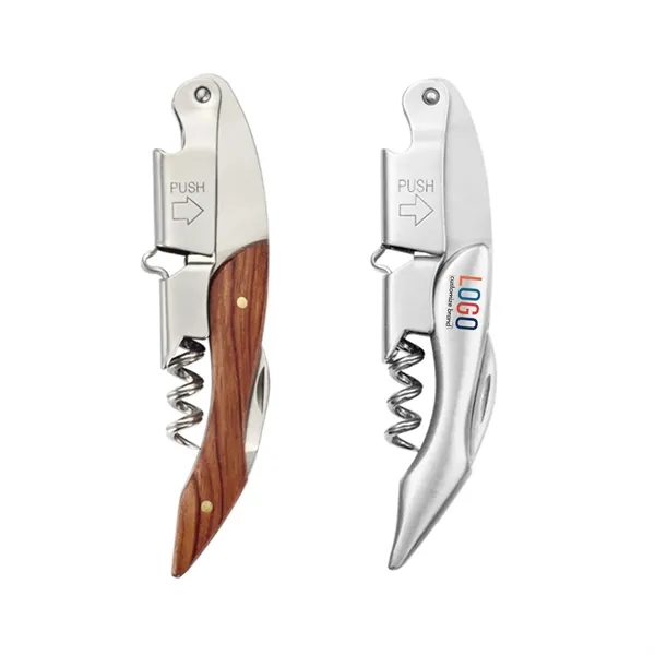 Corkscrew Wine Opener With Foil Cutter & Cap Remover - Corkscrew Wine Opener With Foil Cutter & Cap Remover - Image 0 of 4