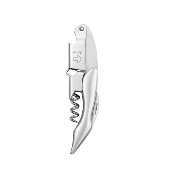 Corkscrew Wine Opener With Foil Cutter & Cap Remover - Corkscrew Wine Opener With Foil Cutter & Cap Remover - Image 2 of 4