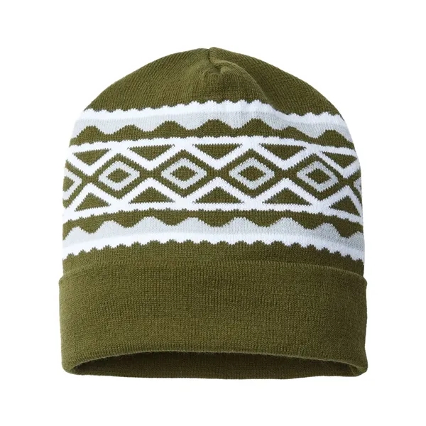CAP AMERICA USA- Made Diamond Cuffed Beanie - CAP AMERICA USA- Made Diamond Cuffed Beanie - Image 7 of 14