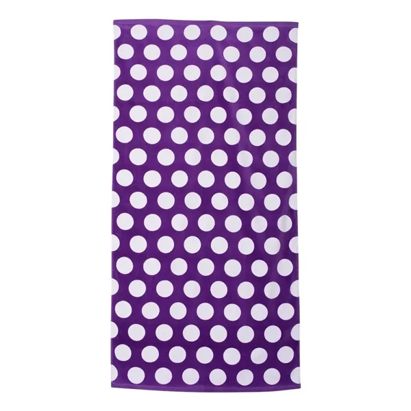 Carmel Towel Company Polka Dot Velour Beach Towel - Carmel Towel Company Polka Dot Velour Beach Towel - Image 0 of 14