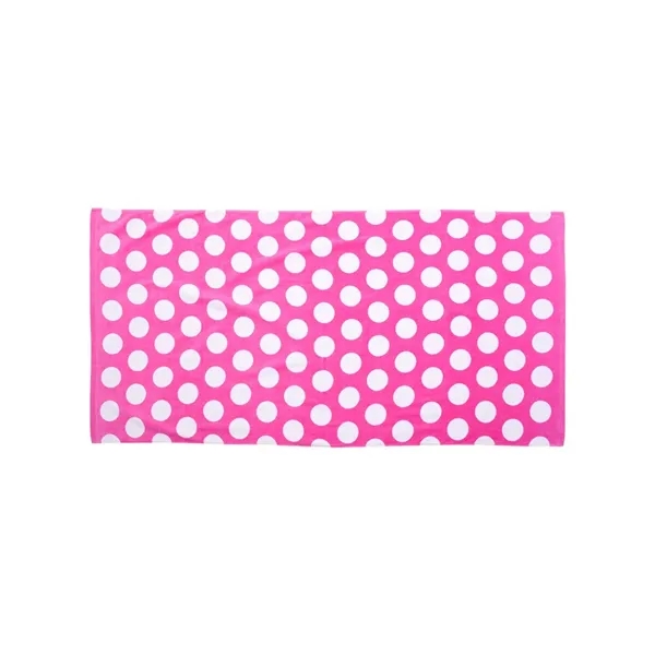Carmel Towel Company Polka Dot Velour Beach Towel - Carmel Towel Company Polka Dot Velour Beach Towel - Image 3 of 14