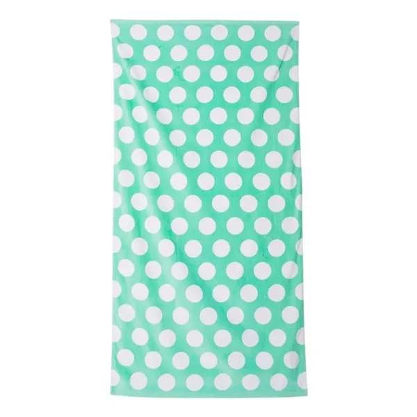 Carmel Towel Company Polka Dot Velour Beach Towel - Carmel Towel Company Polka Dot Velour Beach Towel - Image 8 of 14