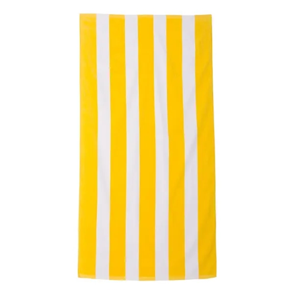Carmel Towel Company Cabana Stripe Velour Beach Towel - Carmel Towel Company Cabana Stripe Velour Beach Towel - Image 7 of 8