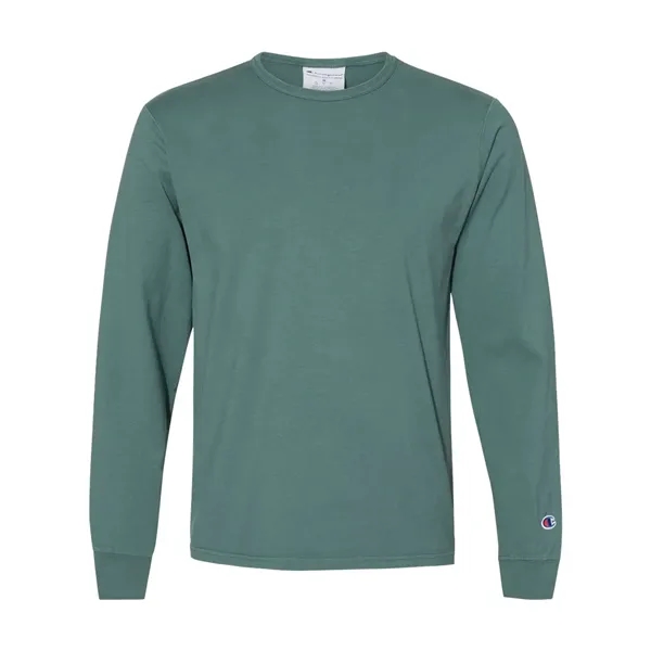 Champion Unisex Garment-Dyed Long Sleeve T-Shirt - Champion Unisex Garment-Dyed Long Sleeve T-Shirt - Image 3 of 12