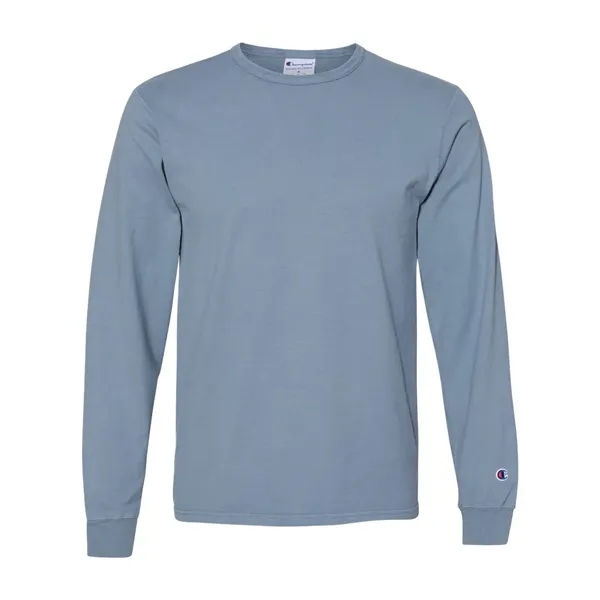Champion Unisex Garment-Dyed Long Sleeve T-Shirt - Champion Unisex Garment-Dyed Long Sleeve T-Shirt - Image 11 of 12