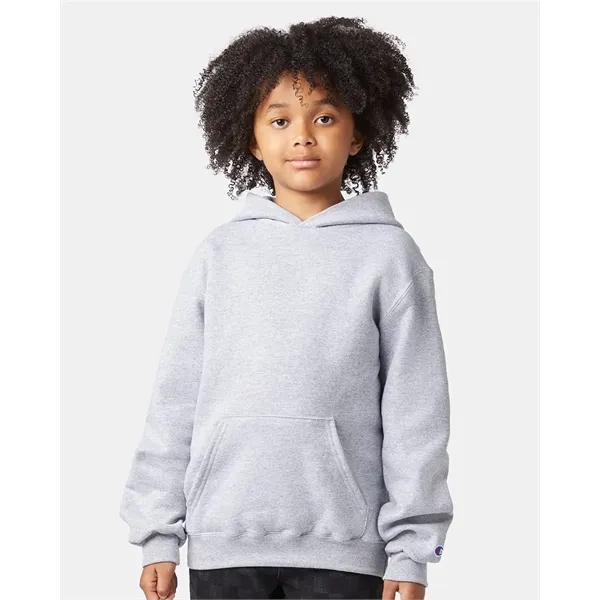 Champion Youth Powerblend® Hooded Sweatshirt - Champion Youth Powerblend® Hooded Sweatshirt - Image 0 of 9