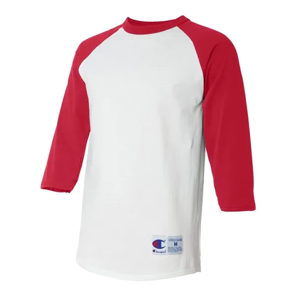 Champion Unisex Raglan Sleeve Baseball T-Shirt - Champion Unisex Raglan Sleeve Baseball T-Shirt - Image 28 of 33