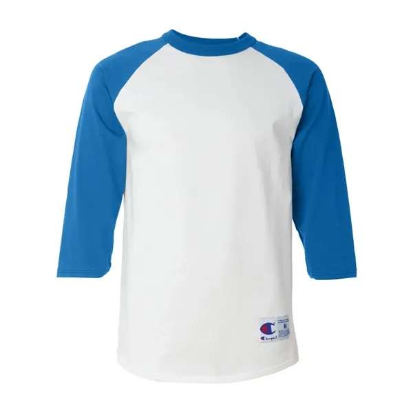 Champion Unisex Raglan Sleeve Baseball T-Shirt - Champion Unisex Raglan Sleeve Baseball T-Shirt - Image 30 of 33