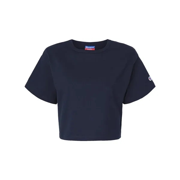 Champion Women's Heritage Jersey Crop T-Shirt - Champion Women's Heritage Jersey Crop T-Shirt - Image 3 of 8
