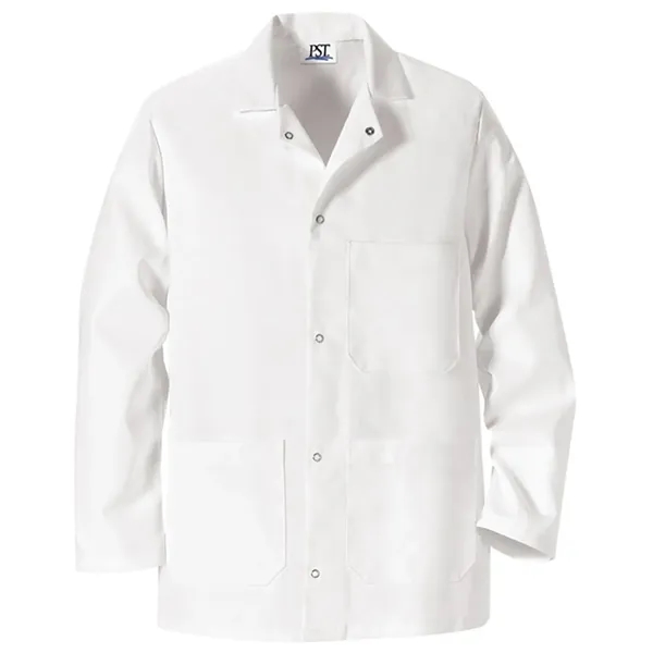 Chef Designs Gripper Front Short Butcher Coat - Chef Designs Gripper Front Short Butcher Coat - Image 0 of 3