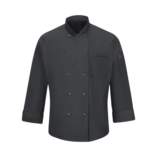Chef Designs Mimix™ Chef Coat with OilBlok - Chef Designs Mimix™ Chef Coat with OilBlok - Image 3 of 10