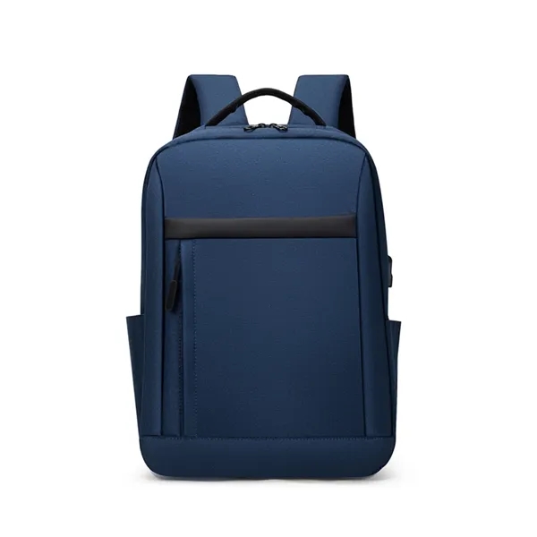 Custom Water Resistant Laptop Backpack with USB Charging Port